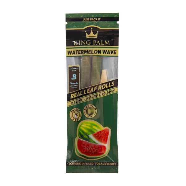 King Palm Flavor 2pk Rolls / Slim / Watermelon Wave